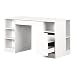 South Shore Crea Craft Table with Open and Closed Storage, Pure White