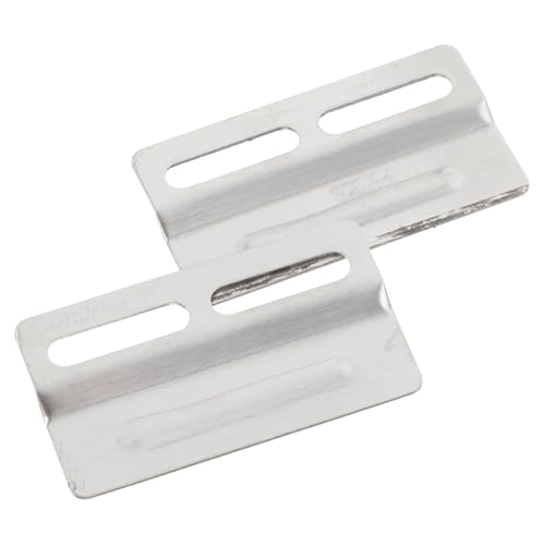 TEHAUX - TEHAUX Range Hood Oil Cup Hanging Clip Bracket 2pcs Universal Stainless Steel Mounting Hook for Kitchen Extractor Fan Accessories