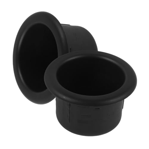 TOPBATHY Porte-gobelet Camping-Car Encastré Abs 79mm Lot De 2, Insert Porte-gobelet pour Fauteuil Inclinable, Accessoire Intérieur Bateau Et Canapé, Usage Voyage Et Bureau