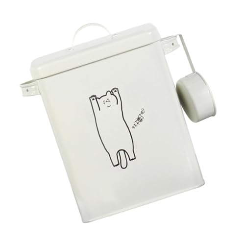 Yardwe Sealed Canister for Pet Food Dog Food Box Kitchen Storage Container Prevent Moisture
