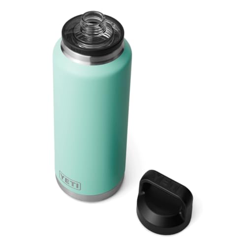 YETI Rambler Bottle Chug, Vaccum Insulated Stainless Steel Bottle with Leakproof Chug Cap, Seafoam, 46 oz (1.4 L)