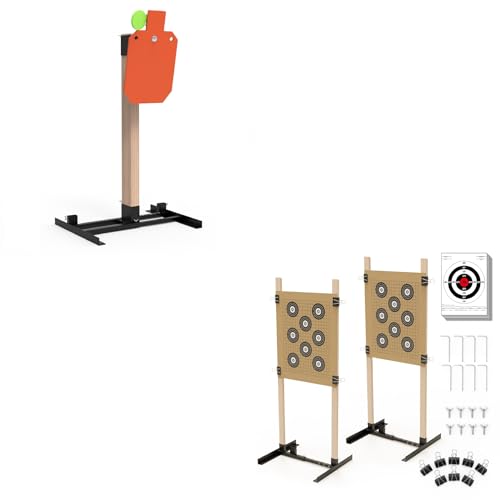 KNINE OUTDOORS AR500 Steel Target Stand 12x20 inch with 2 Pack Target Stand