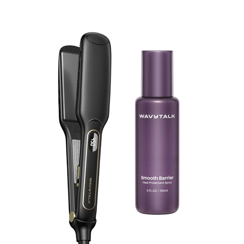 Plancha para cabello Wavytalk Vent Sesh con spray protector