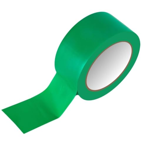 Image of GTSE 2 inch x 108 ft Green PVC Vinyl Floor Tape, 24 Rolls, Safety Marking Tape, 6 mil Thick, Suitable for Dance Floors, Gyms, Warehouses, Sports Facilities