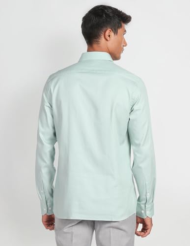 Image of Arrow Slim Fit Mens Formal Shirt - 100% Cotton, Breathable & Comfortable, Full Sleeves Shirts for Men