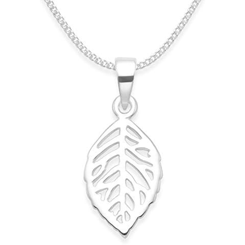 Heather Needham Sterling Silver Leaf Pendant Necklace Cover