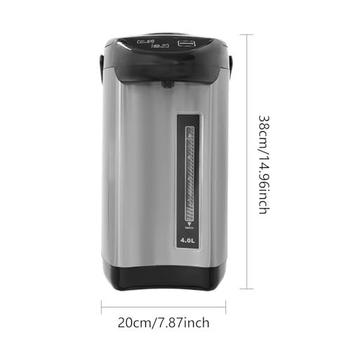 Tetera eléctrica de acero inoxidable 4L con 3 modos de dispensado miniatura 2