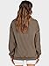 ANRABESS Womens Oversized Sweatshirts Turtleneck Pullover Long Sleeve Hoodies Tops 2025 Fall Fashion Preppy Outfits Brown-L