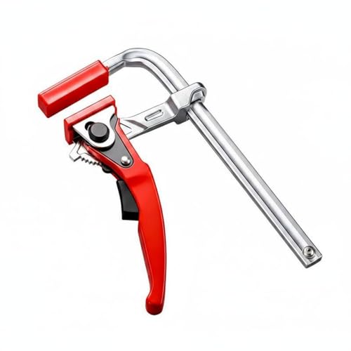 Gralara Track F Clamp Heavy Duty Rail F Clamp Metal Body Carpentry Tool for Carpenters, Workshop, Clamping Range 160mm