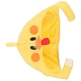 Coiffe amusante : ce chapeau-masque poussin en peluche est fabriqué en coton pp de qualité, mignon et adorable, décoratif et unique, idéal pour les enfants