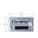LS620 air Box Spring Handle Tool Box Handle Industrial Energy Equipment Folding Plate Handle(Iron)