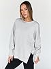 Trendy Queen Womens Oversized Sweatshirts Hoodies Crewneck Shirts Fall Outfits Teen Girls Y2k Winter Clothes Grey L #2