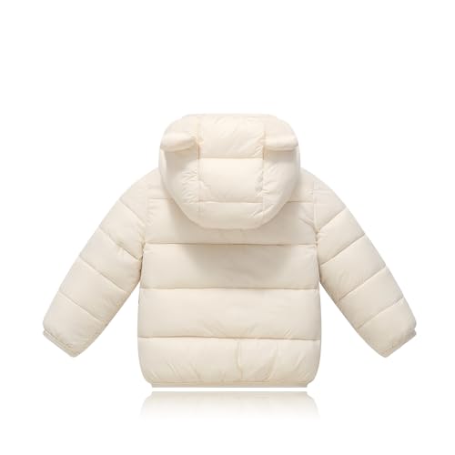 Toddler Baby Boys Girls Winter Jackets Coat Light Boy Coats Infant Bear Hoods Puffer Padded Jacket for Little Kids2