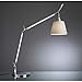 Produktbild Artemide- Tolomeo LED Mega Leseleuchte mit Dimmer. Hochwertige dimmbare Stehlampe mit Pergamentschirm. Lampe aus Aluminium mit Standfußø23cm. Made in Italy