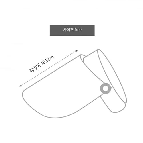 Withmoons Sun Visor Face Shield Uv Protection Simple Black Hat Full Face Shield Sunblock #TOP6