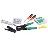 [Kit d'outils réseau professionnel] Ce kit complet d'outils de maintenance et de réparation de câbles réseau est équipé variété d'accessoires professionnels pour répondre à vos besoins de câblage. que vous soyez un technicien informatique ou un électricien, cet ensemble fournit tout le nécessaire pour une installation et un dépannage efficaces des câbles réseau.