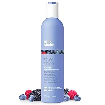 milk_shake Silver Shine Purple Shampoo for Blonde Hair - Blonde Toner for Brassy Hair 100% SLES-Free