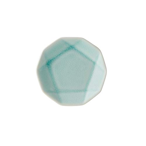 TAMAKI プレート ゴカク グリーン 5個セット 直径10.5×高さ1.6cm 電子レンジ・食洗機対応 T-907498