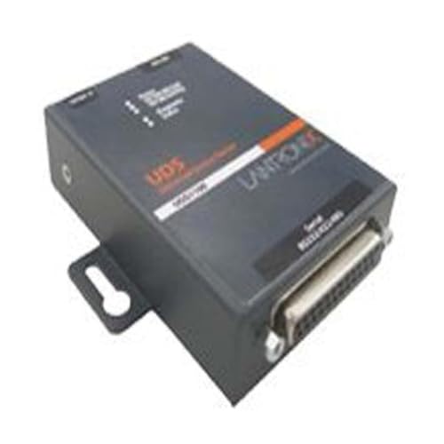 Image of Lantronix UDS1100 /UDS2100 Device Server - 1- or 2-Port Serial-to-Ethernet Device Server, RS-232 /422 /485, 10 /100 Ethernet with 15 kV ESD Protection; UDS2100 Supports PoE - UD1100002-01