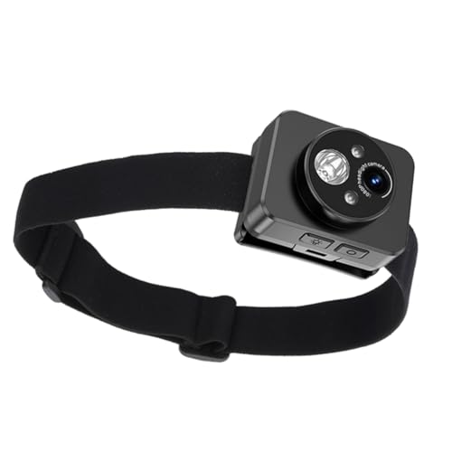 LED Equipped Headlamp Camera 120Degree Wide Angle for Capturing Adventure