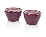 Aladdin 4oz Collapsible Mini Bowl Set of 2 - Pinch Bowls For Sides, Leftovers and Small Portions