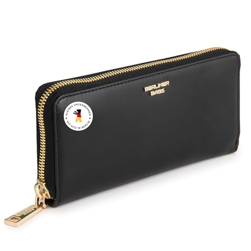 Berliner Bags Premium Geldbörse Lyon, Große Portemonnaie, Geldbeutel aus...