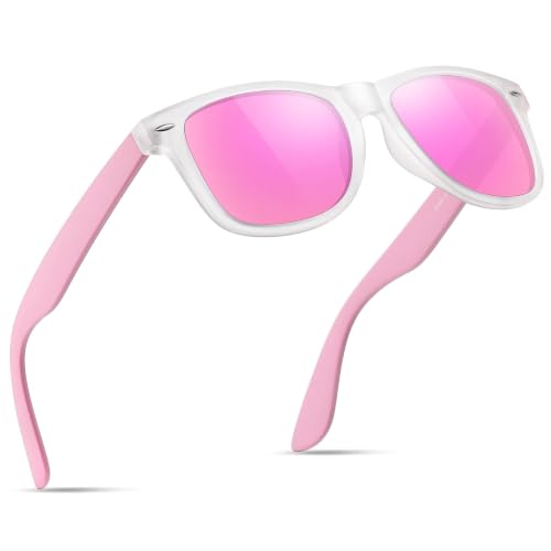 Image of FEIDUSUN Sunglasses Men Polarized Sunglasses for Mens and Womens,Black Retro Sun Glasses Driving Fishing UV Protection
