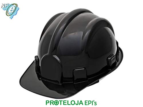 Capacete De Proteção Para Obra Beryl Construção - Proteloja EPI's (Amarelo)
