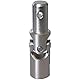 Kardangelenk – Kniebandage zum Training – vernickelter Stahl – Durchmesser 12 mm – Ausgang Durchmesser 10 mm – Winkel 45 ° – für manuelle Rollläden mit Kurbel