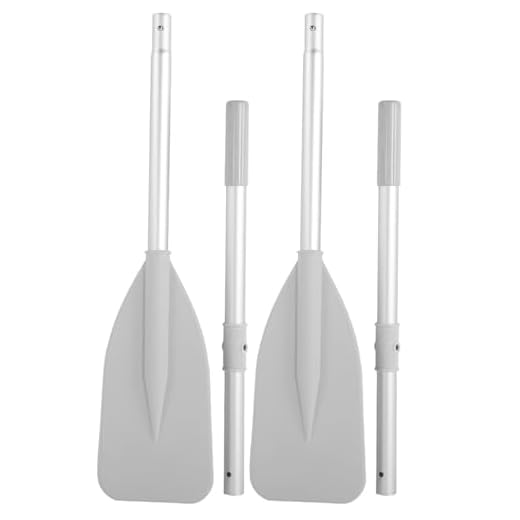 2 Stück Kajak Paddel Abnehmbares Rafting-Kanu-Paddel-Werkzeug Aluminium Paddles Schlauchboot Beiboot Kanu Wasser Marine Ruder