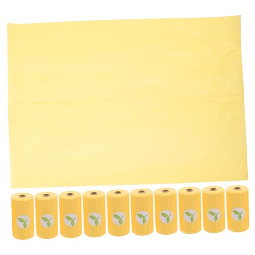 BESPORTBLE 10 Poop Bags Rolls: Pet Garbage Bags For Dogs And Cats - Tear-resistant For Parks Neighborhoods & Indoor Cat Litter Cleaning
