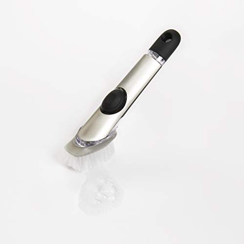 Oxo Steel Soap Dispensing Dish Brush 10 In #TOP4