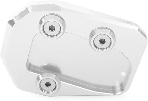 Béquille latérale extension plaque Yamaha MT09 accessoire support moto argent