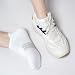Blu Ninfee Bambus Sneaker Socken Damen 39-42, Kurze Sportsocken 6Paar