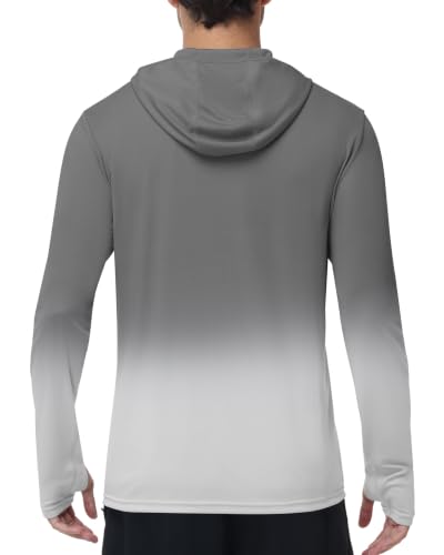 Image of Roadbox Men's UPF 50+ Zip Up Sun Hoodie, UV Protection Lightweight Jacket
