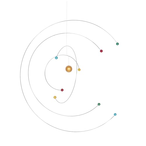 Cabilock Balanced Dynamic Pendant Modern Wind Chime Science Mobile for Classroom Decor