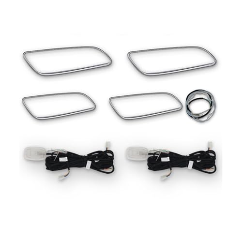 XCZPRKMXY Car LED Ambient Light Kit 12-Color Lamp Dashboard Strips Door Neon Decorative Compatible with Mercedes-Benz A Class W176