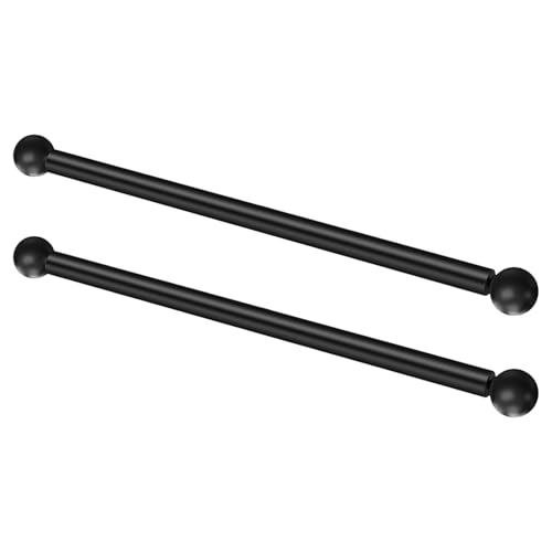 Bras de fixation pour éclairage extérieur VICASKY en acier noir 41 cm avec traverse anti-UV