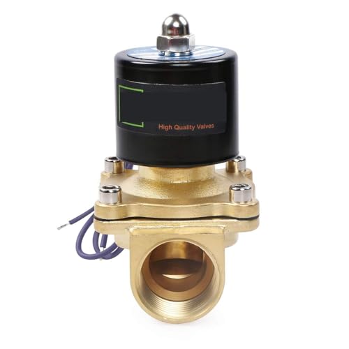 Électrovanne 12V en laiton massif de 1 pouce anti-fuite - 3