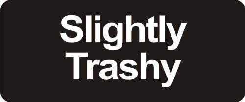 3 - Slightly Trashy 1 1/4" x 3" Hard Hat Biker Helmet Stickers Bs508
