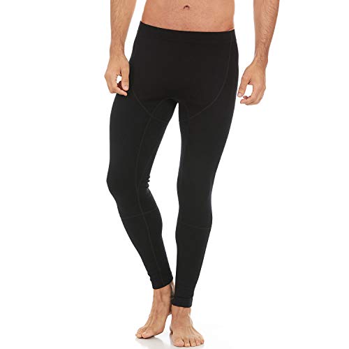 Men's Midweight Flyless Running Tights - 85% Merino Wool - Base Layer Bottoms4