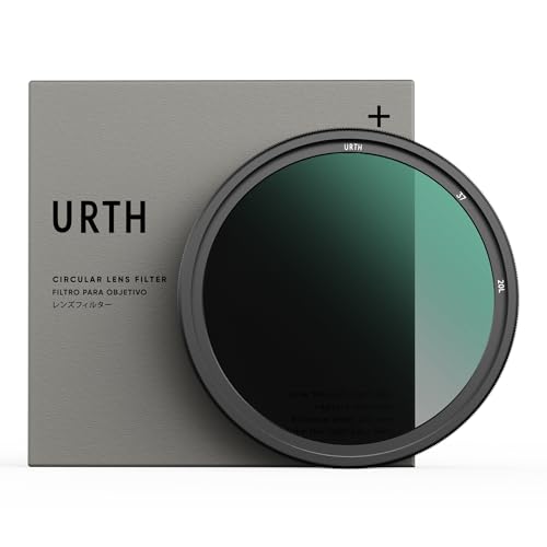 Urth 37mm ND2-32 Variable ND Lens Filter (Plus+) — 1-5 Stop Range, Ultra-Slim 20-Layer Nano-Coated Neutral Density Filter for Cameras