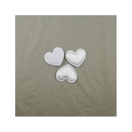1600Pcs Silk Satin Decorative Hearts