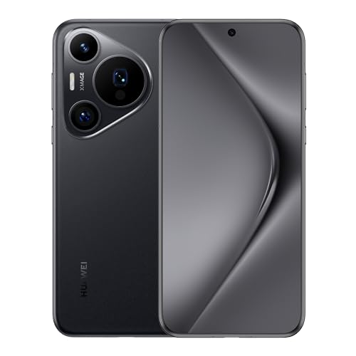 HUAWEI Pura 70 Pro Smartphone, 12GB RAM + 512GB ROM, Pantalla Plana, Admite Instantáneas a Velocidad Ultraalta, Cristal Kunlun Superduradero, Supercharge de 100 W, Batería de 5050 mAh, Negro