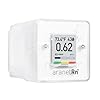 SAF Aranet Radon Detector for Home: 10-Min Measurement, Temperature, Relative Humidity, Pressure, E-Ink Display, 7-Year Battery, Portable with Free App, Bq/m3 & pCi/L Selectable