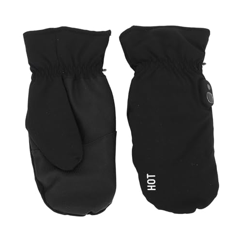 Winter Warm Mitten, 1 Pair Even Fast Heating Heated Gloves Windproof Valve for Skiing Cycling Travel