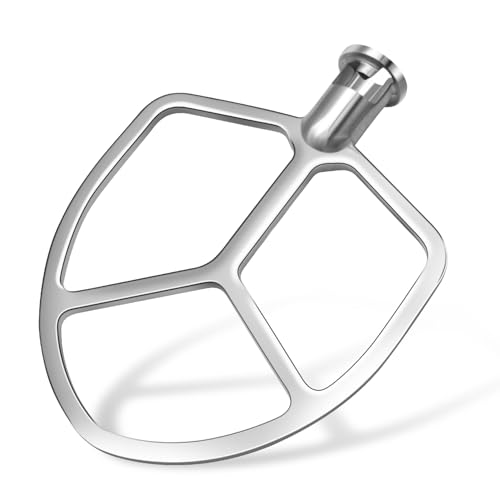 Flat Beater for KitchenAid 5-6QT Bowl-Lift Stand Mixers,Stainless Steel Flat Beater Attachment...