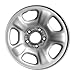 16x7 Steel Wheel Rim 5-Slot Silver - Factory Restored Compatible With Jeep Liberty 2002-2007 - Exact Fit - Direct Replacement