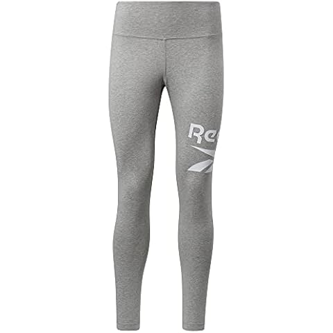 Reebok Mallas RI BL Cotton Legging con Ajuste Ceñido y Tiro Medio Cover