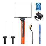 RONGTER 3 in 1 Hot Wire Foam Cutter Kit, Orange Foam Cutter Electric Foam Cutting Tool, Heated Foam Carving Knife Kit